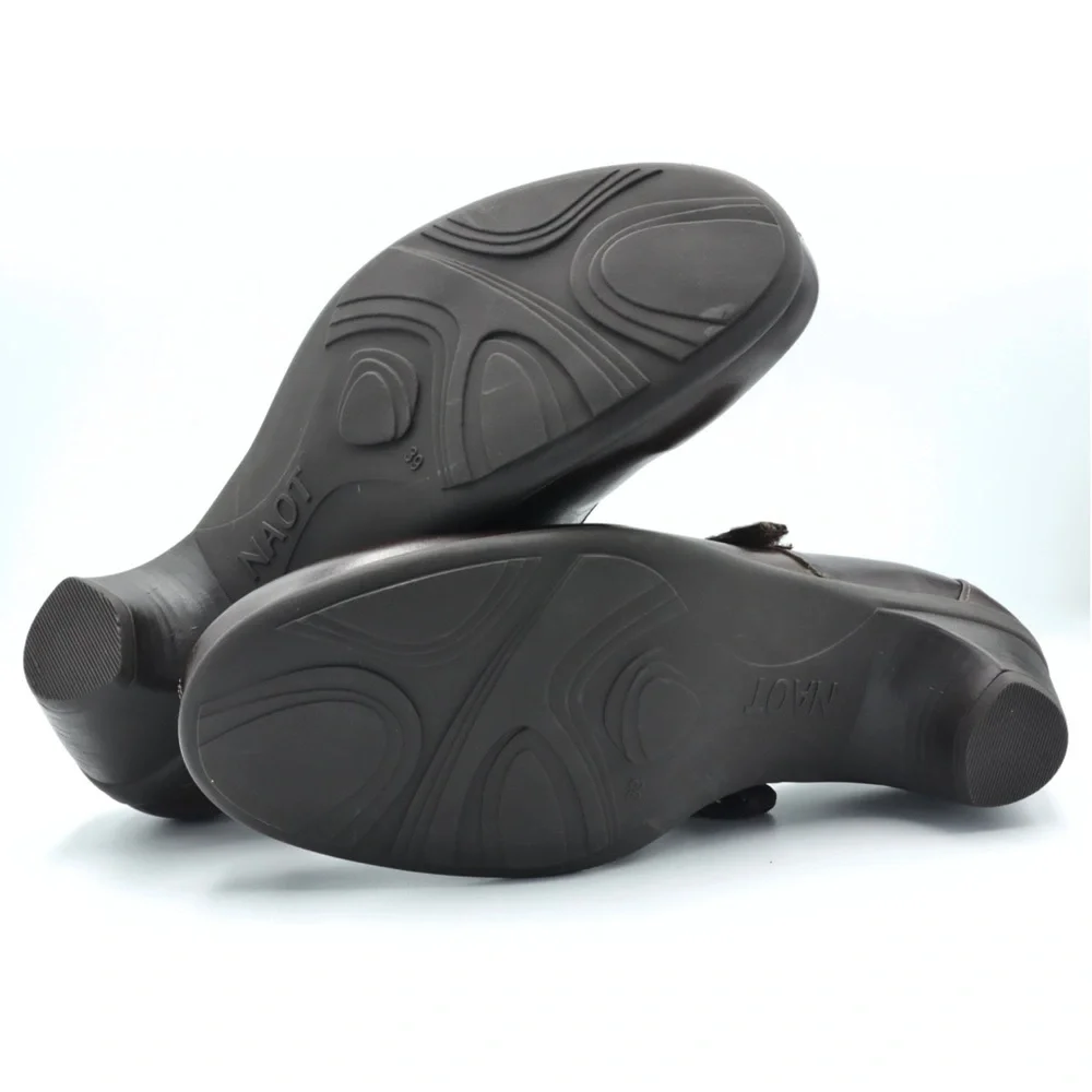 NAOT Forward Mary Jane Shoes Women’s EU 39 US 8 Brown Leather Comfort Low Heel - Picture 9 of 11